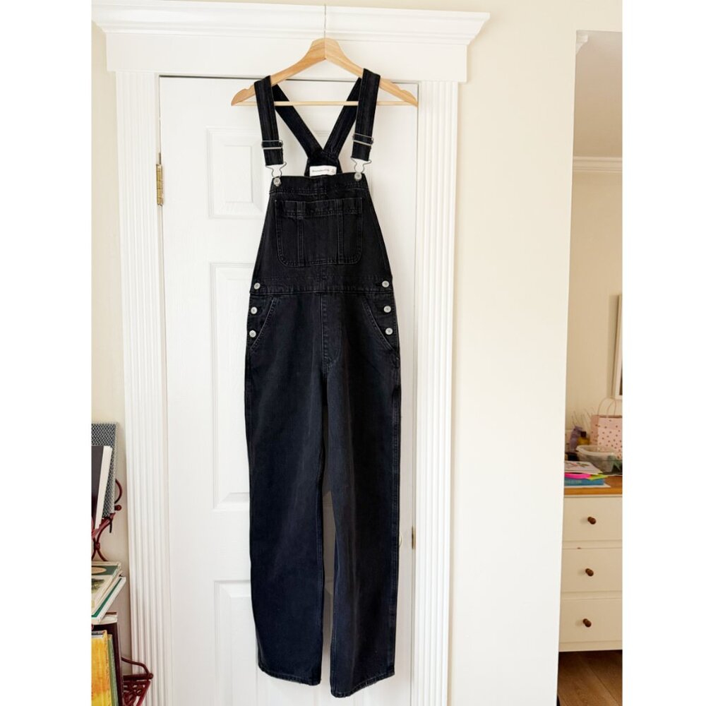 Abercrombie & Fitch Black Overalls NWT